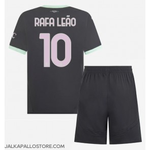 AC Milan Rafael Leao #10 Kolmaspaita Lapsille 2024-25 Lyhythihainen (+ shortsit)